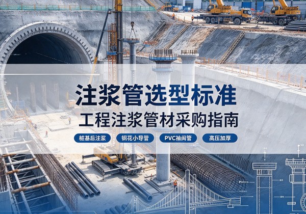 肇庆注浆管选型标准